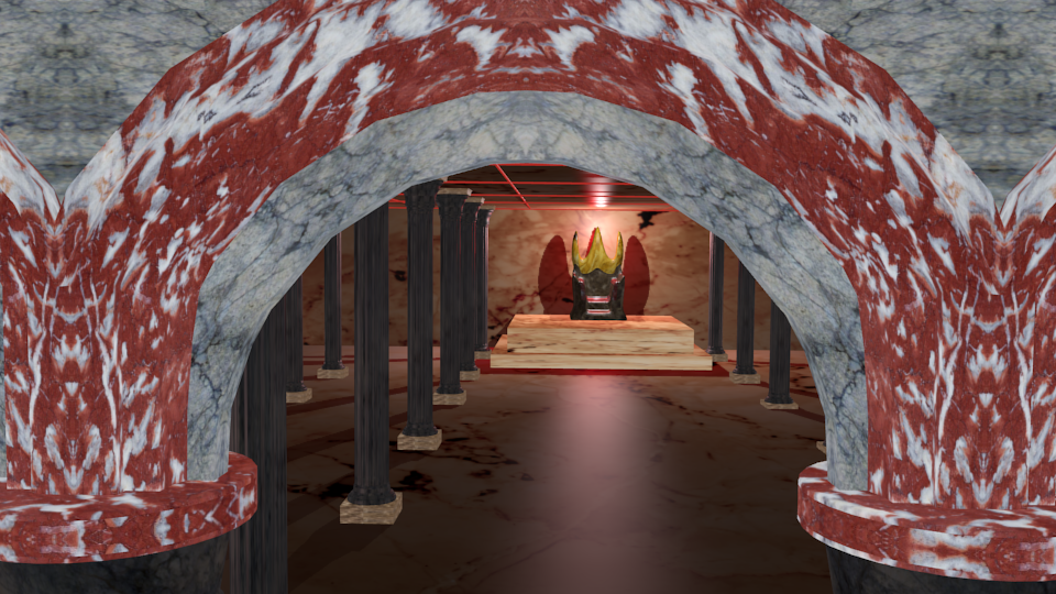 3D castle model