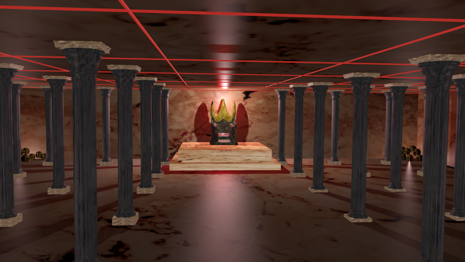 3D castle model