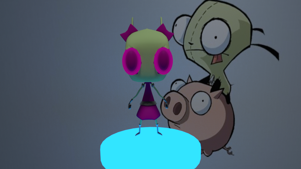 3D invader model
