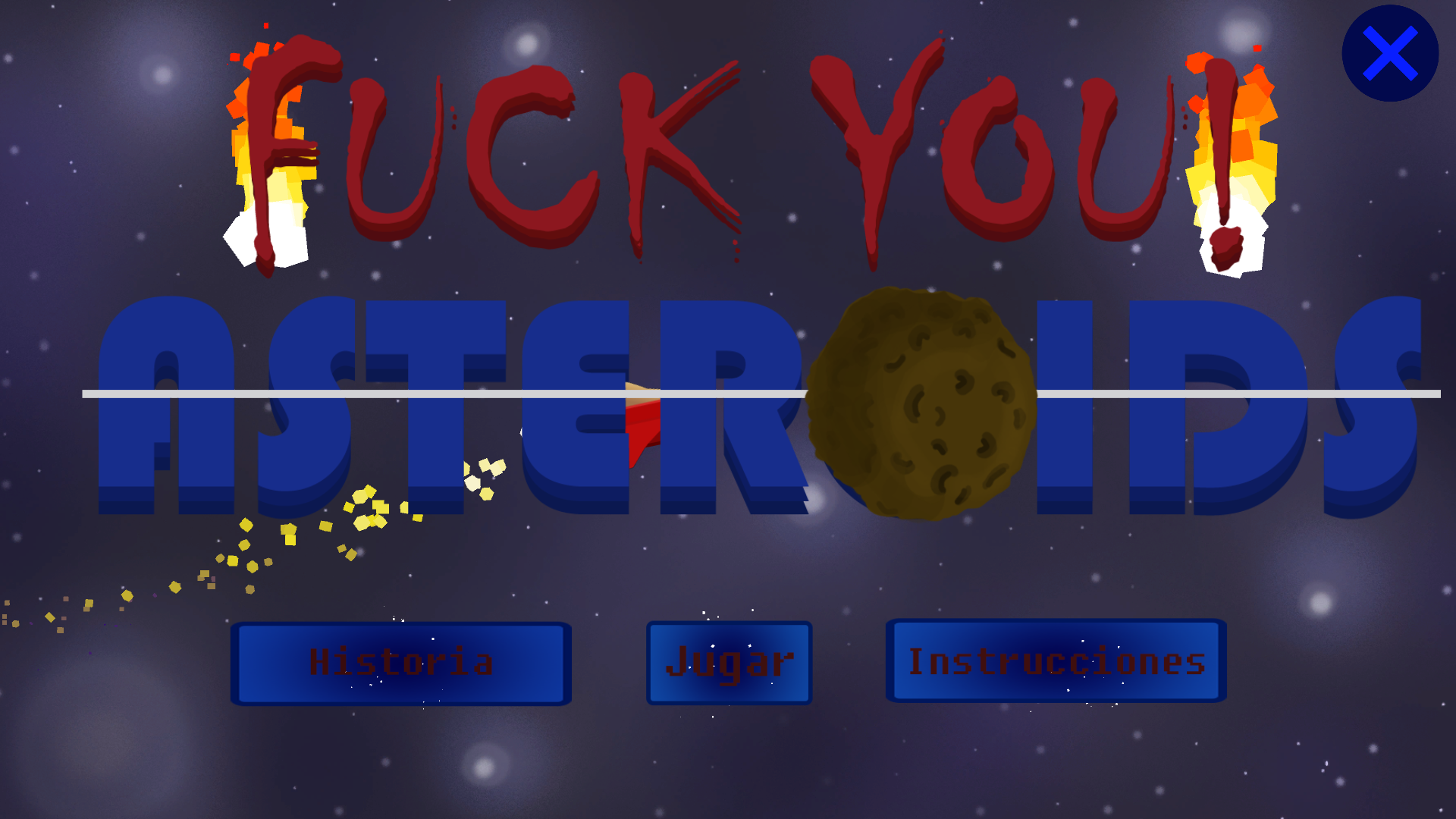 Asteroid Escape gameplay screenshot